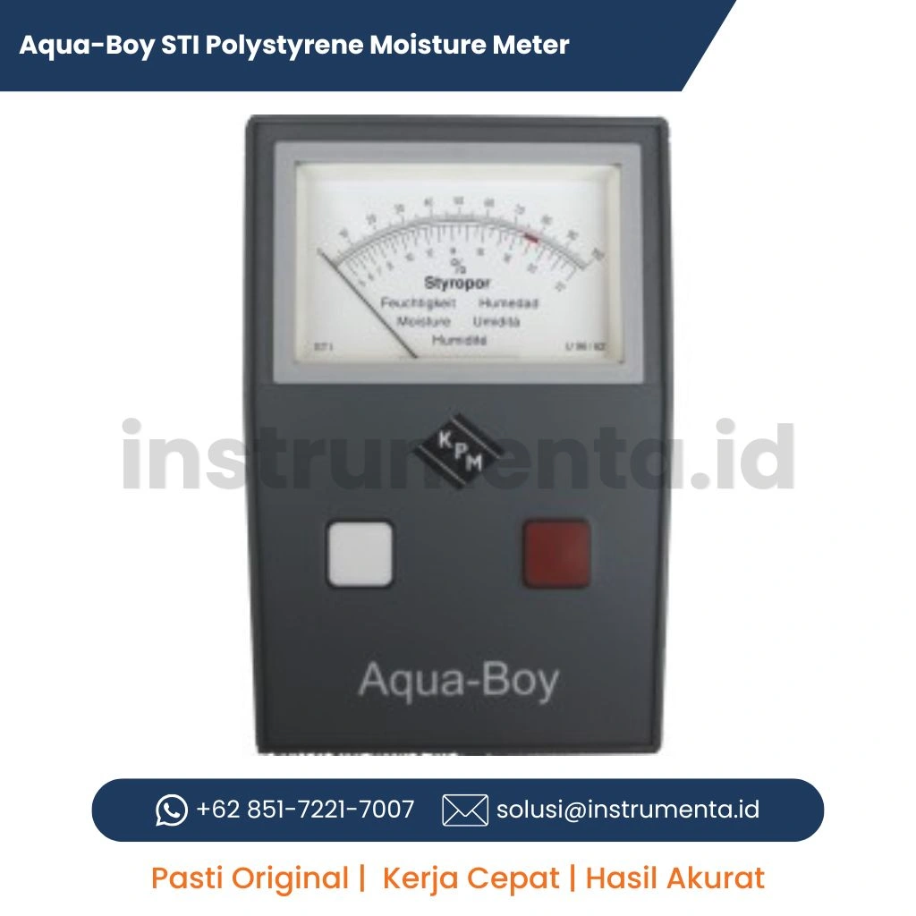 Supplier Aqua-Boy STI Polystyrene Moisture Meter Alat Ukur Kadar Air Polystyrene dan Material Insulasi Industrial